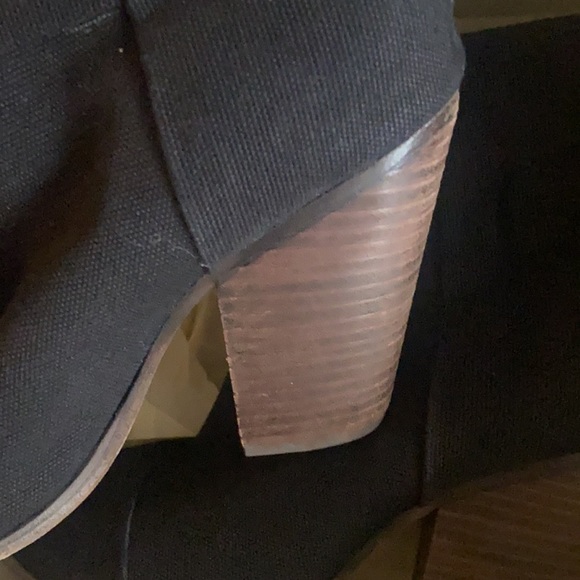 37.5 🔖 RAG & BONE Classic Newbury Canvas Boots Black - Picture 8 of 10